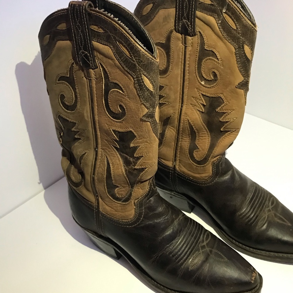 Sage cowboy boots